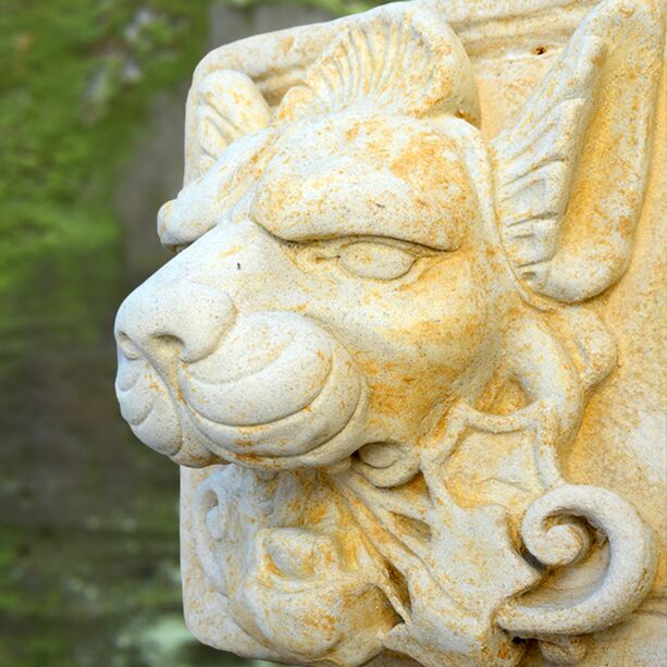 Garten Steinrelief mit Löwe - Kataron