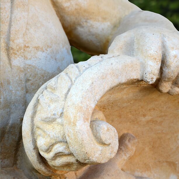 Große Barock Engel Skulptur - Uriel