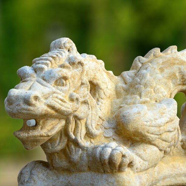 Chinesischer Drache Stein Figur - Nie-Long