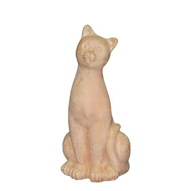 2er Set Deko Katzen Figuren aus Keramik - Terrakotta - Liese & Lotte