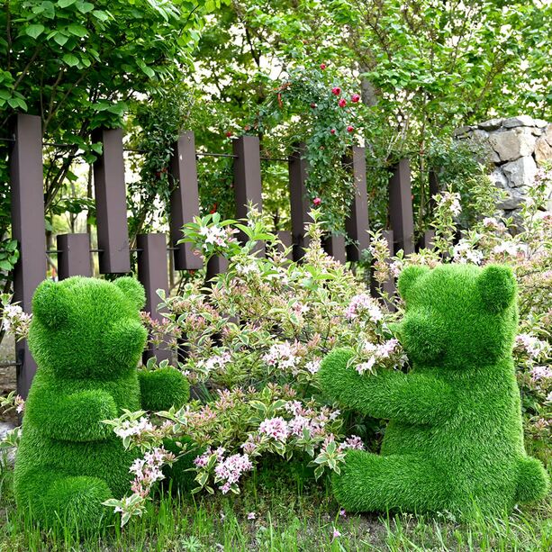 Topiary Gartenfigur in Rasenoptik als Wasserspeicher - Bär - Bär Narius