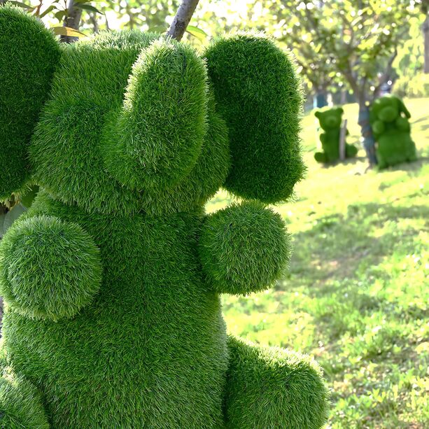 Elefanten Formschnitt Gartenfigur zur Bewässerung aus Kunstrasen - Elefant Timon