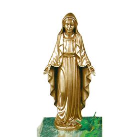 Schne Maria Gartenfigur aus wetterfester Bronze - Maria...