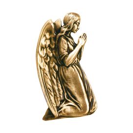 Kniender Bronze Engel zur Wandbefestigung - betend -...