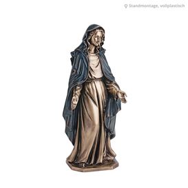 Bronzefigur Himmelsknigin farbig - Maria die Segnende