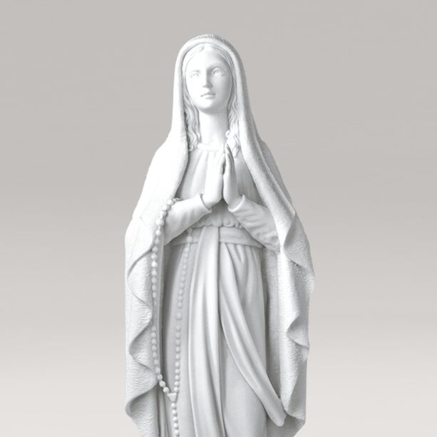 Gartenskulptur Jungfrau Maria im Gebet aus Marmorguss - Maria Catena