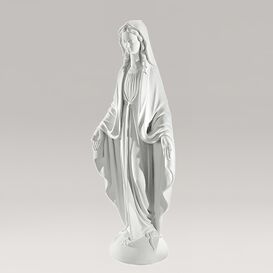 Marmorguss - Segnende Gartenfigur Heilige Maria - Madonna...