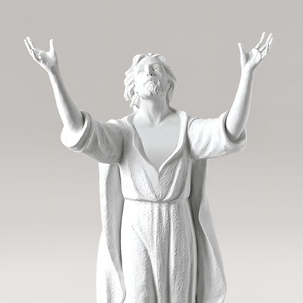 Lebensgroße Jesu Christi Skulptur aus Marmorguss - Christus Piro