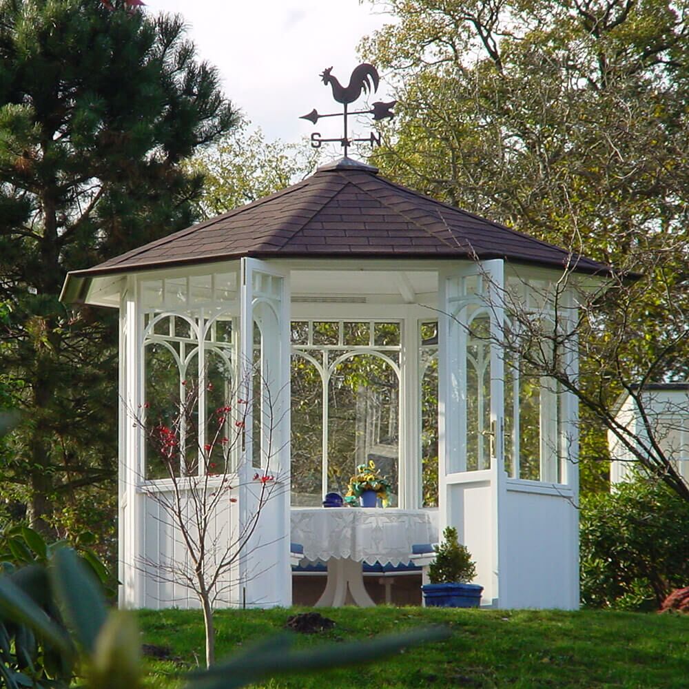 Romantischer Holz Pavillon für den Garten - individuell gestaltbar - Romantic