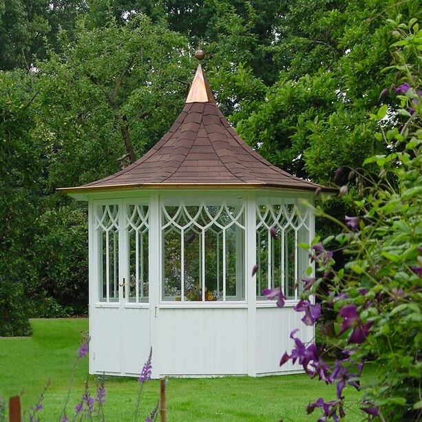 Eleganter Garten Pavillon aus Holz mit Spitzdach - WOGA - Elegance
