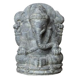 Kleiner Ganesha Elefantengott aus Steinguss fr den...