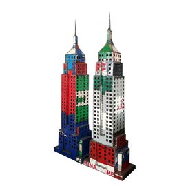 Pop Art Dekofigur Empire State Building aus recycelten...