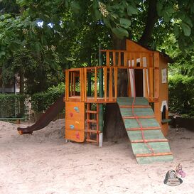 Kinder Baumhaus zum Klettern fr den Outdoor Spielplatz...
