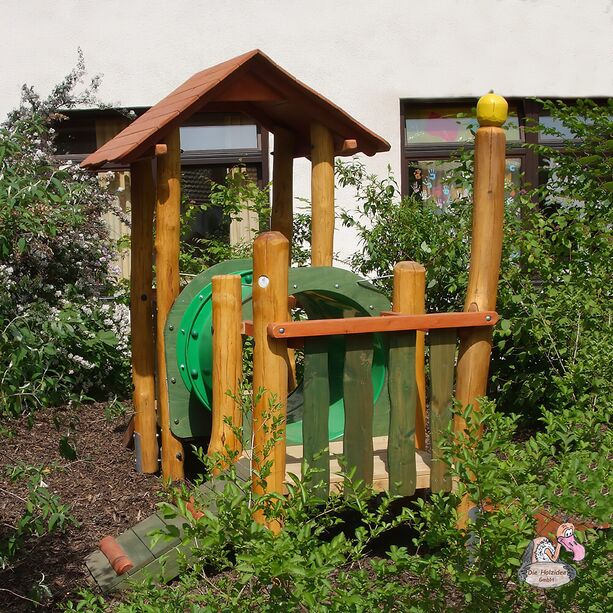 Buntes Spielplatzgerät für Kleinkinder - Die Holzidee - Spielplatz Mini