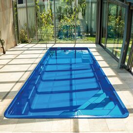 Groer GFK Pool - 350x820cm - mit 2 Treppen -...