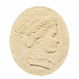 Groes Steinguss Relief fr die Wand der Beatrice - Oriobi