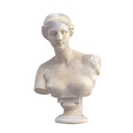Bste der Venus von Milo aus Steinguss fr den Garten - Ulon