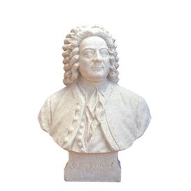 Steinguss Bste des Komponisten Georg Friedrich Hndel -...