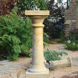 Deko Steins�ule f�r den Garten - Doria / Sand