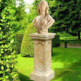 Garten Deko Stein Podest - Savona / Sand