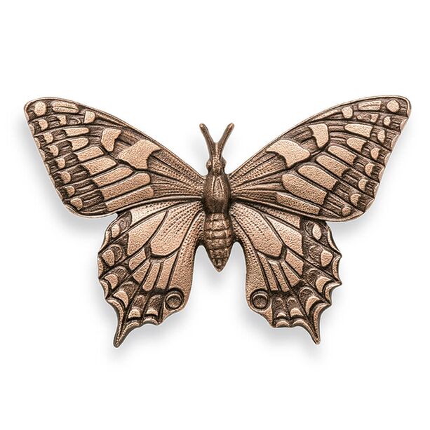 Elegante Schwalbenschwanz Gartenfigur Dekoration aus Bronze - Schmetterling Giulia