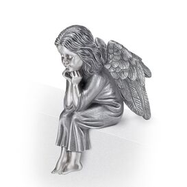 Sitzende Engeldekoration aus Aluminium oder Bronze fr...