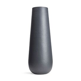 Runde Aluminium Outdoor Vase in Anthrazit matt - Louis...