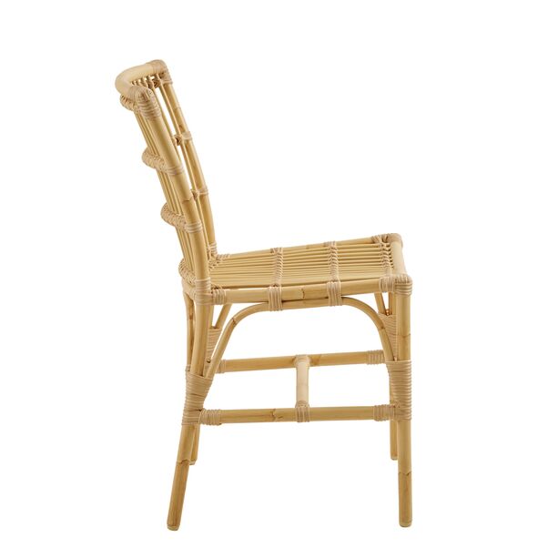 Wetterfester Stuhl fr die Outdoor Essecke - Aluminium und Polyrattan - Gartenstuhl Bendik