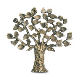 Baum Wandrelief aus Bronze für den Outdoor-Bereich - Horana