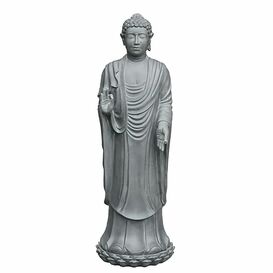 Große stehende Buddha Skulptur aus Polystone - Metabono