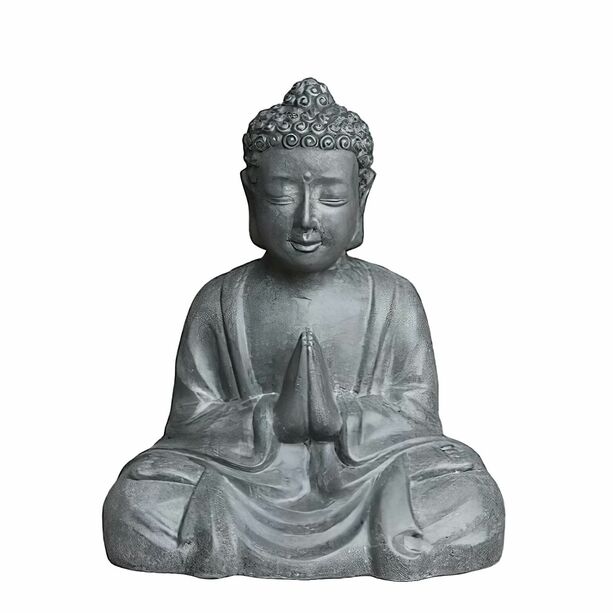 Sitzende Buddhafigur für den Garten aus Polystone - Asketado