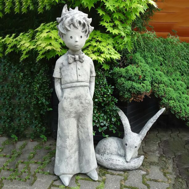 Gartenfigur kleiner Prinz aus Steinguss - Der kleine Prinz