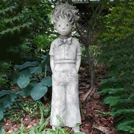 Gartenfigur kleiner Prinz aus Steinguss - Der kleine Prinz