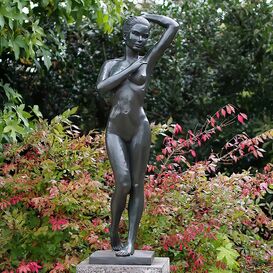 Stehende Frau Aktfigur fr den Garten aus Bronze - Harana