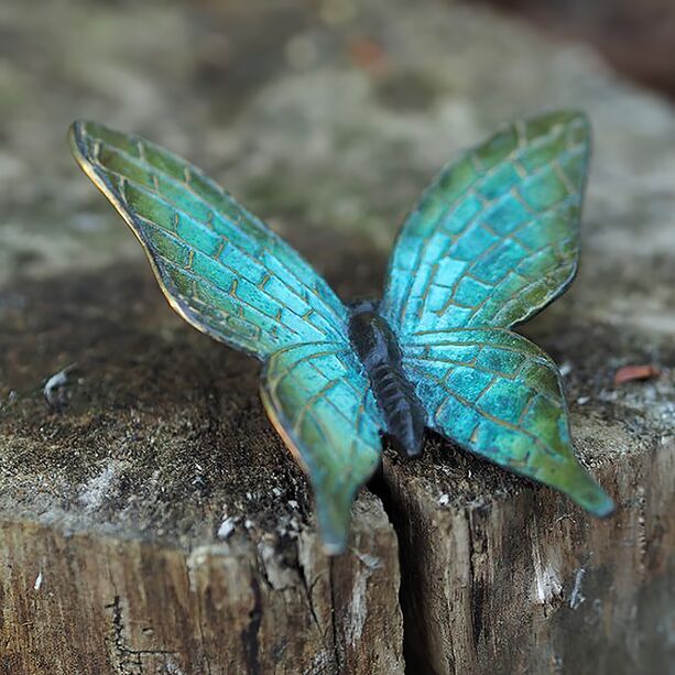 Blauer Schmetterling als Dekofigur fr den Auenbereich - Schmetterling Jen