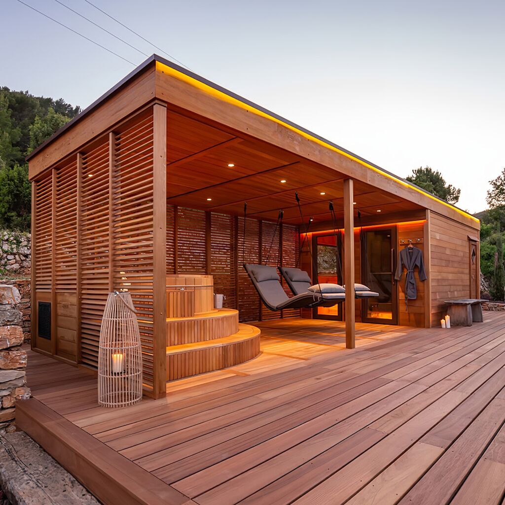 Image of Elegantes Poolhouse nach individuellen Vorgaben für den Garten - Poolhouse Amra