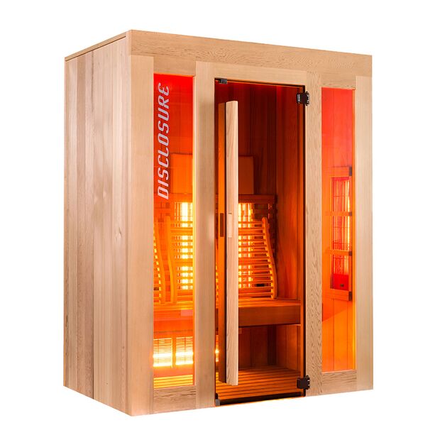 Indoor Infrarotkabine aus Holz fr drei Personen mit Vollausstattung - Kepri
