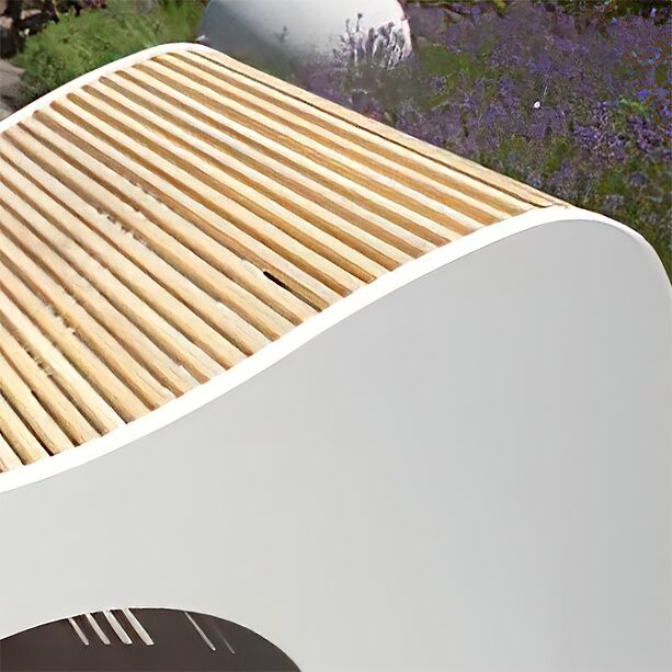 Moderne Holz Relax Liege fr die Terrasse - verschiedene Farben - Nefere