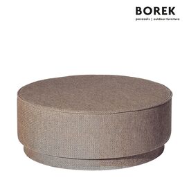 Eleganter Outdoor Hocker f�r Garten und Terrasse von Borek - rund - Cusano Hocker / Braun / 32x80cm (HxDm)