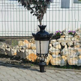 Kleine Pollerlampe aus Gusseisen zur Gartendekoration - Vali