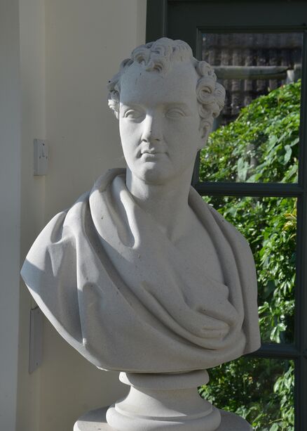 Büste aus Steinguss - Lord Byron