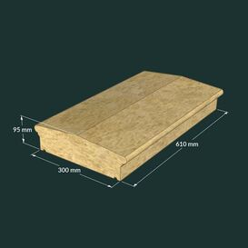 Breite Mauerabdeckungen aus Steinguss - Dachform - Artam...