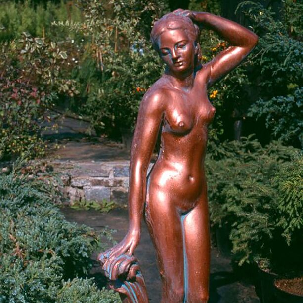 Frauen Aktfigur fr den Garten - Venus aus Steinguss - Venere