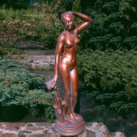 Frauen Aktfigur für den Garten - Venus aus Steinguss -...