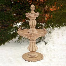 Garten Springbrunnen aus Steinguss mit wasserspeienden...