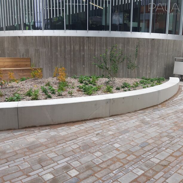 Wetterbestndige Gartenbank aus Beton - modern & schlicht - Eyvor
