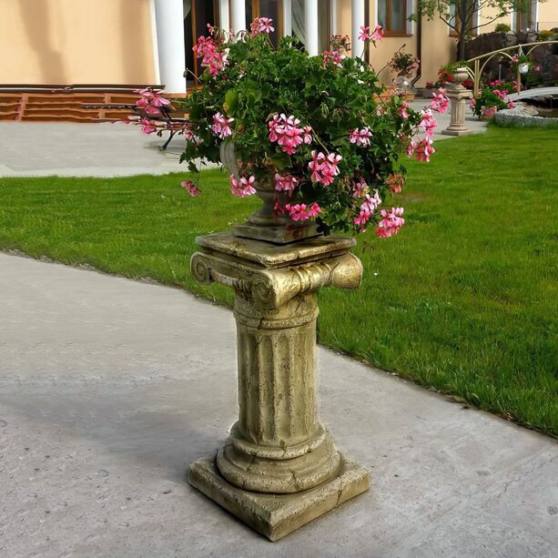 Klassische Outdoor Säule aus Steinguss für die Gartendekoration - Jorgos