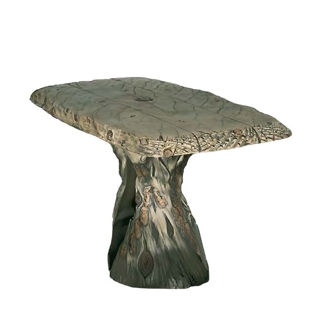 Einzigartiger Steinguss Tisch für den Garten - einfarbig oder in Holzoptik - Anastasios