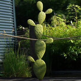 Groer ganzjhrig grner Deko Kaktus aus Eisen - Fayola L
