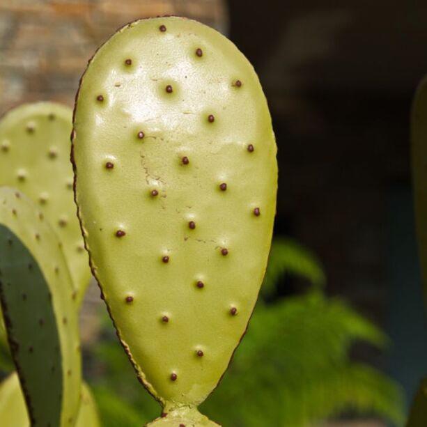 Ganzjhrig grner Wsten Kaktus - Dekofigur aus Eisen - Tulani XL